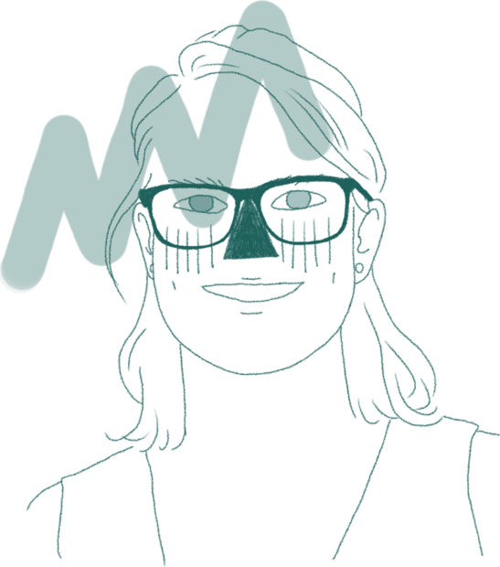 Portrait illustré de Élise Lecocq