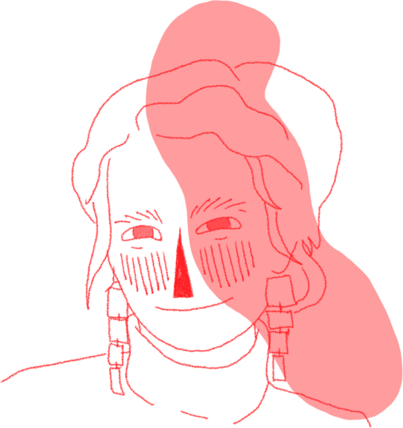 Portrait illustré de Louise Bachimont