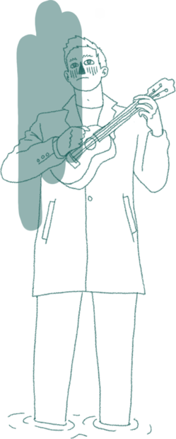 Portrait illustré de Matthias Bouderbala